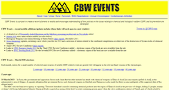 Desktop Screenshot of cbw-events.org.uk